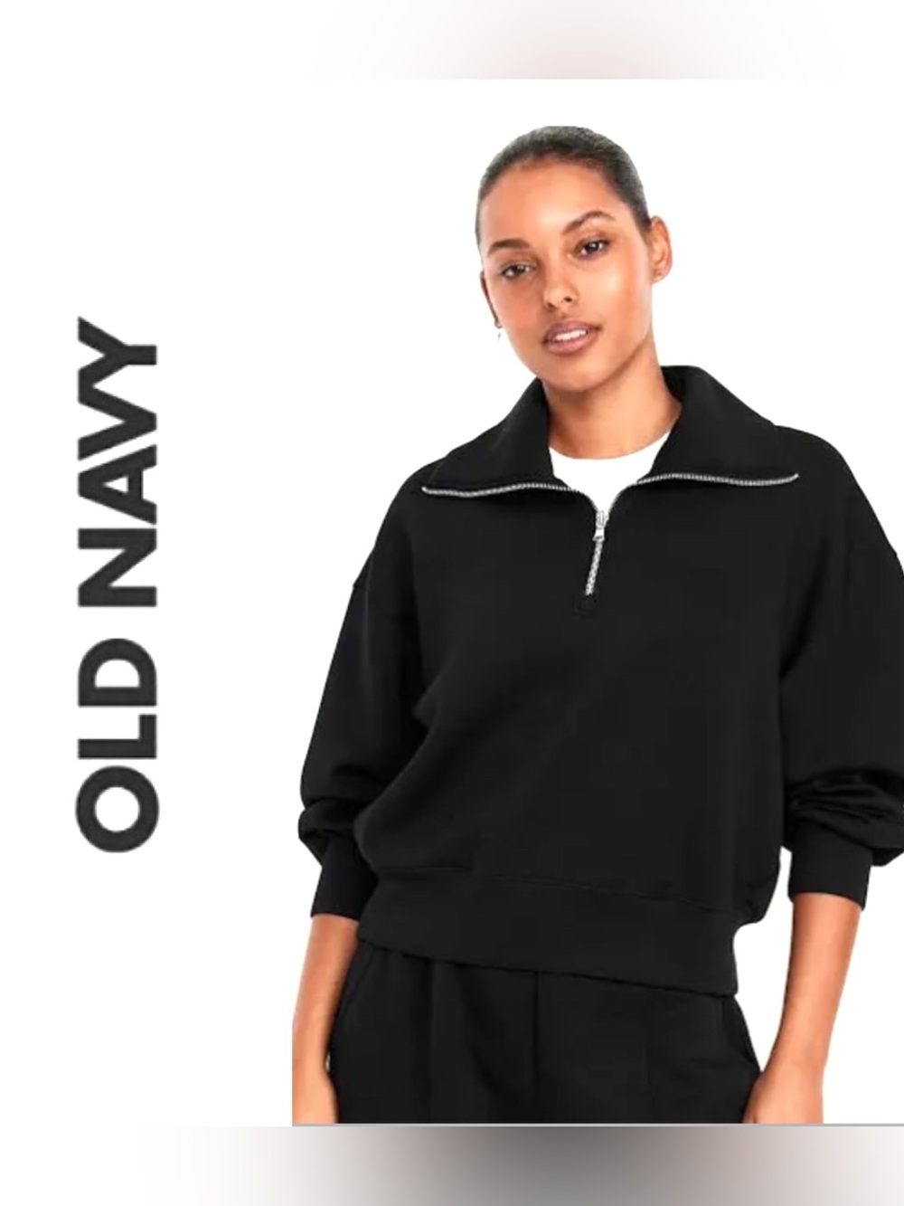 NEW Old Navy Bounce Fleece Half-Zip Pullover Sweatshirt